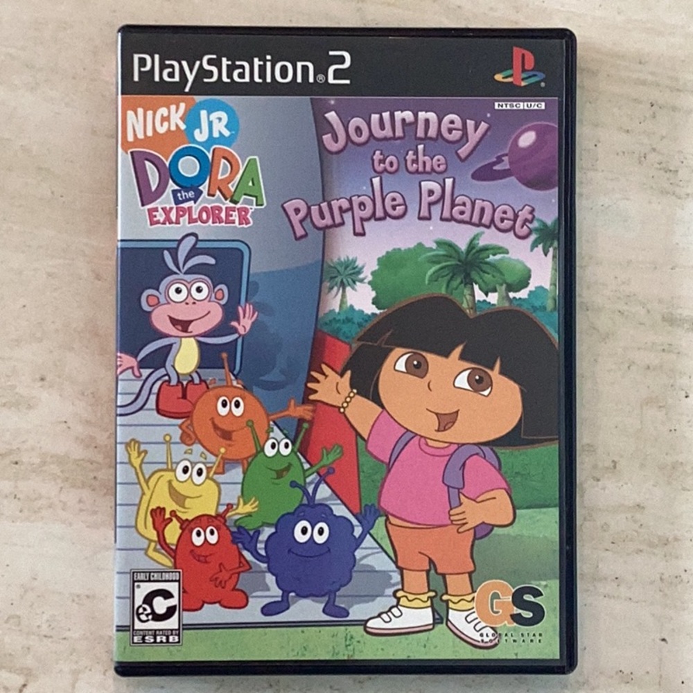 Dora The Explorer Journey To The Purple Planet PlayStation 2 Game PS2 CIB Tested